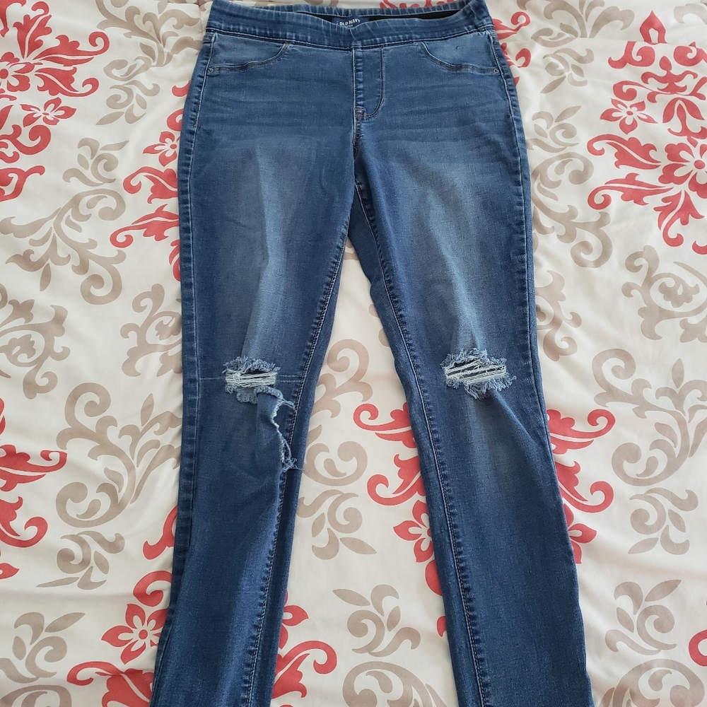 Old Navy Rockstar Jeggings Skinny Jeans 12 Regular